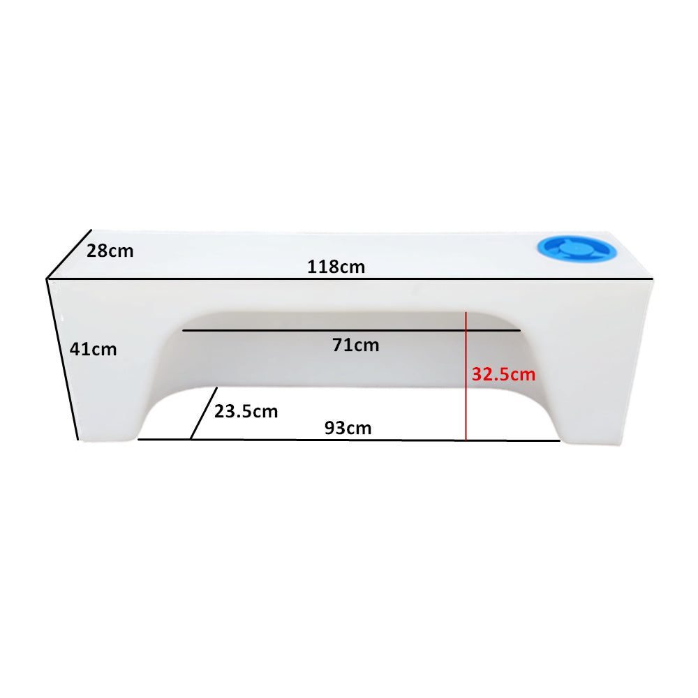 70L Wheel Care Water Tank For Benz Sprinter 2500 / Ford Transit Vans